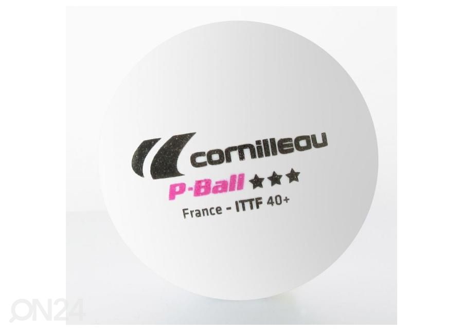 Набор мячей для настольного тенниса Cornilleau P-BALL ITTF white, 3 шт увеличить