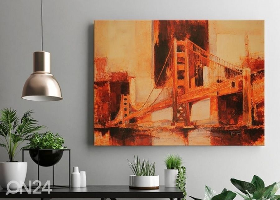 Настенная картина Painted Bridge 3D 98x68 см увеличить
