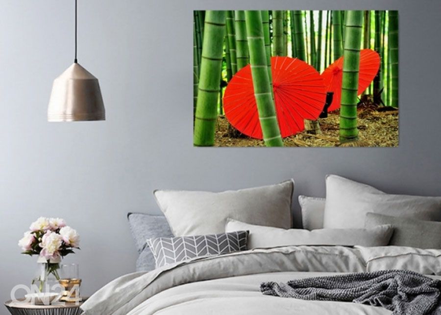 Настенная картина Umbrellas in a bamboo grove 30x40 см увеличить