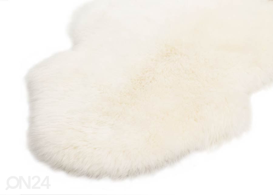 Натуральная овчина Merino natural white Duo ±60x180 см увеличить