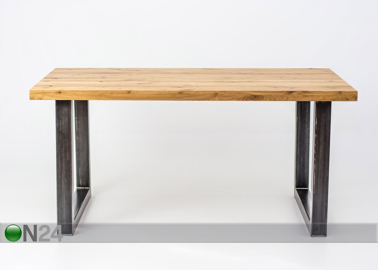 Обеденный стол из массива дуба 180x100 cm увеличить