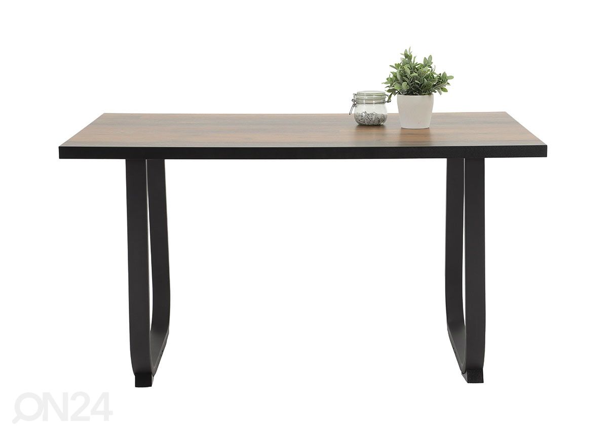 Обеденный стол Luise 90x140 cm, состаренная древесина/антрацит увеличить