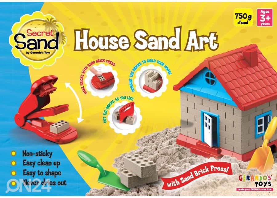 Песок с прессом для лепки дома Gerardo's Toys Secret Sand 750 г увеличить
