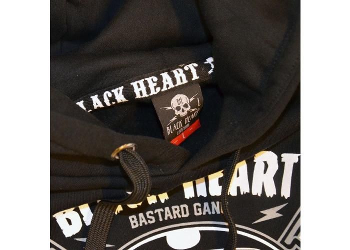 Повседневная толстовка с капюшоном BLACK HEART Piston Skull Hood увеличить