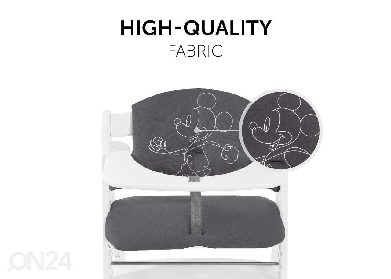 Подушки для стульчика для кормления Hauck Disney Select Mickey Mouse серый увеличить