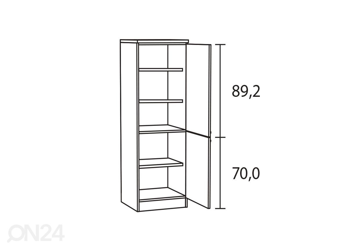 Полувысокий кухонный шкаф Imola 60 cm увеличить