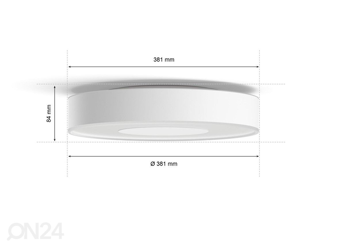 Потолочный светильник белый Hue White and Color ambiance Infuse M Ø 38,1 cm увеличить