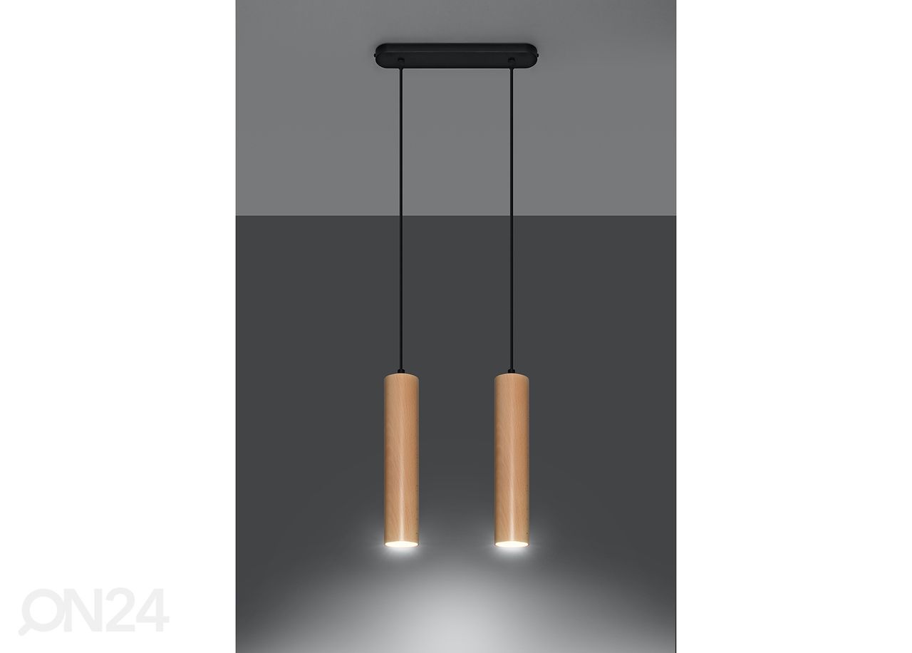 Потолочный светильник Lino 2, натуральный увеличить