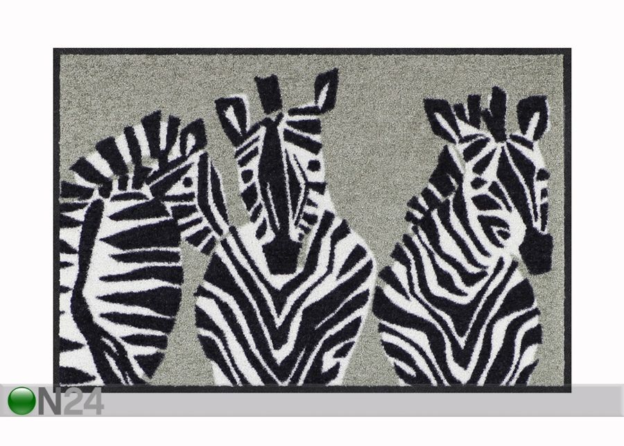 Придверный коврик Zebra grau 50x75 см увеличить