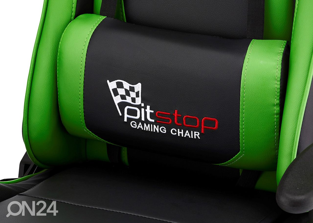 Рабочий стул Gaming, зелёный/чёрный увеличить