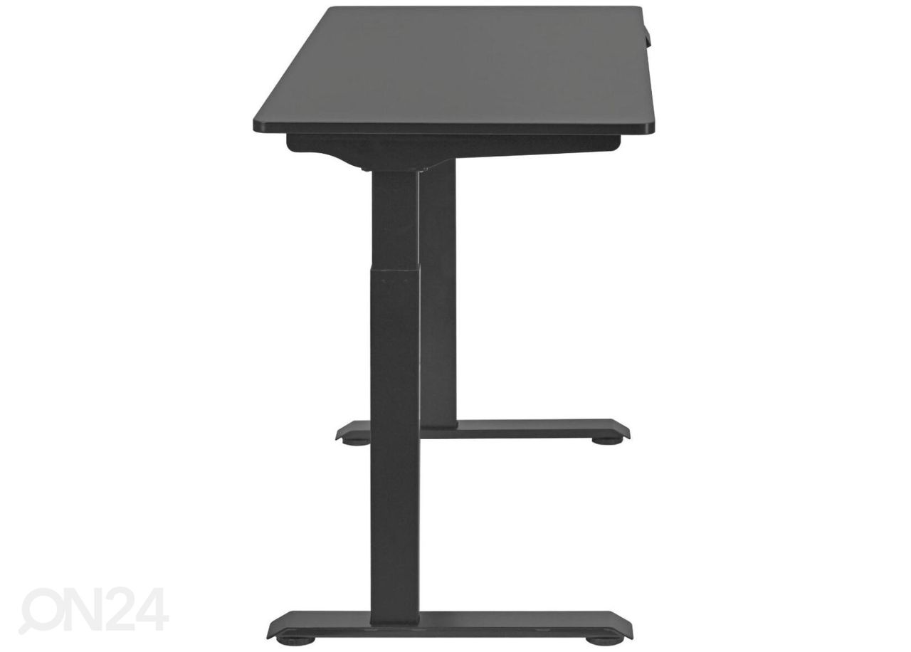 Регулируемый по высоте рабочий стол Smart Light, черный увеличить