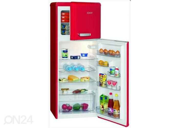 Ретро-холодильник Bomann, красный увеличить