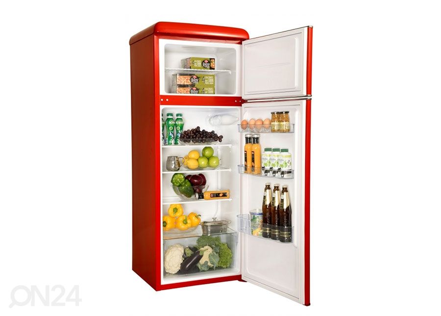 Ретро-холодильник Snaige, красный увеличить
