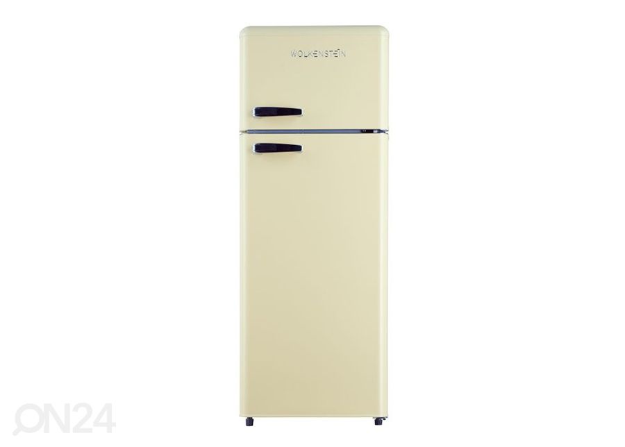 Ретро-холодильник Wolkenstein, глянцево-бежевый увеличить