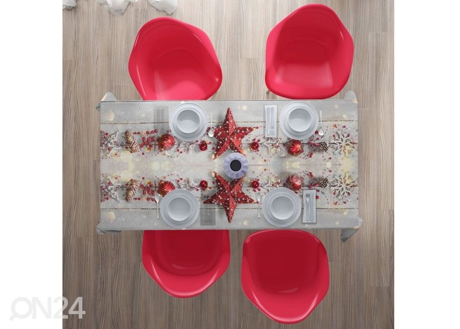 Рождественская скатерть Red Star 145x210 см увеличить
