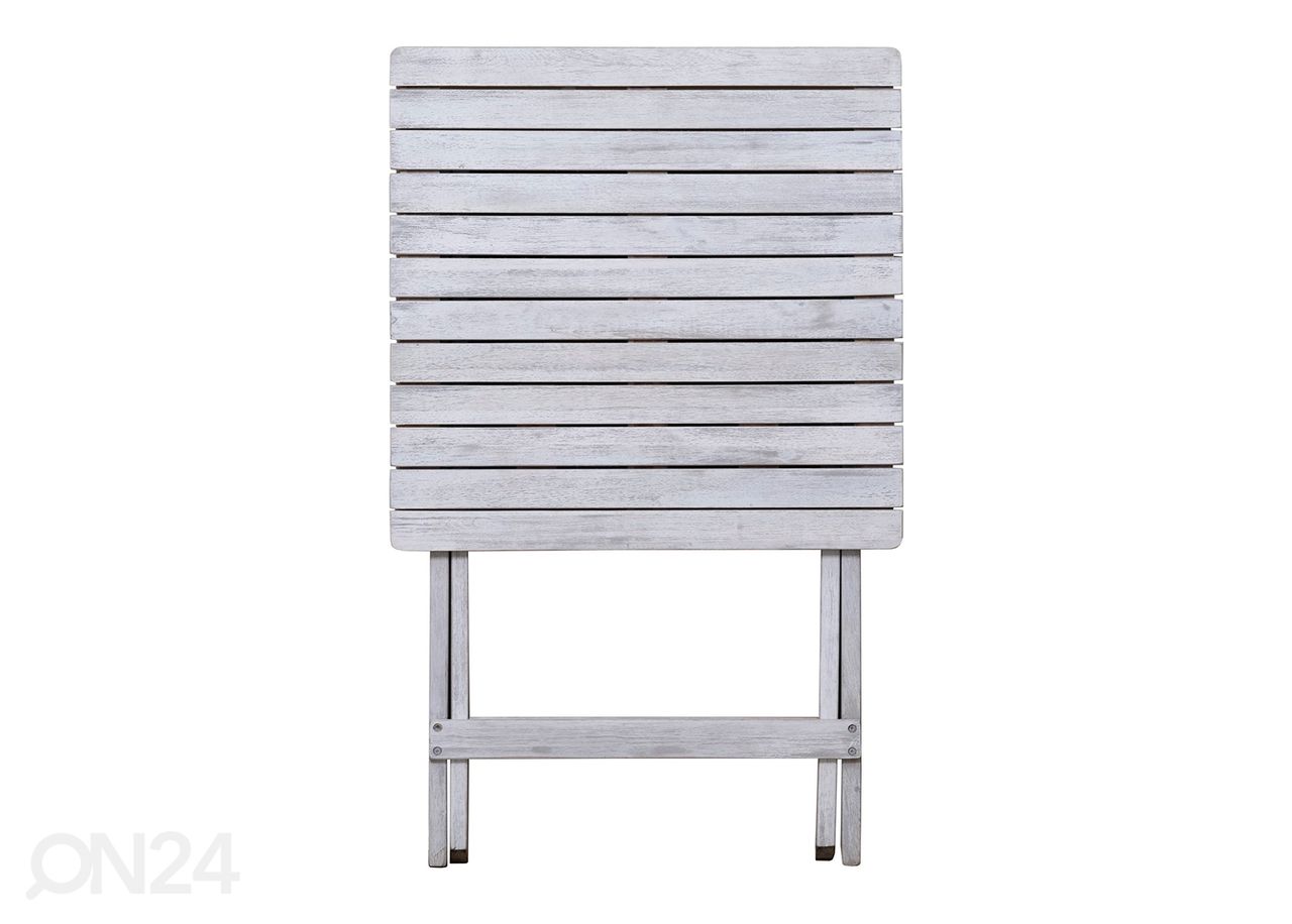 Садовая мебель стол + 2 стула, серый увеличить