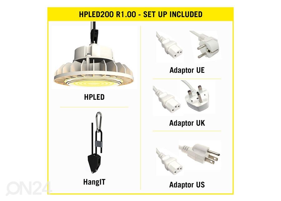 Светильник для растений HPLED (Samsung) 200 Вт полный спектр IP65 увеличить