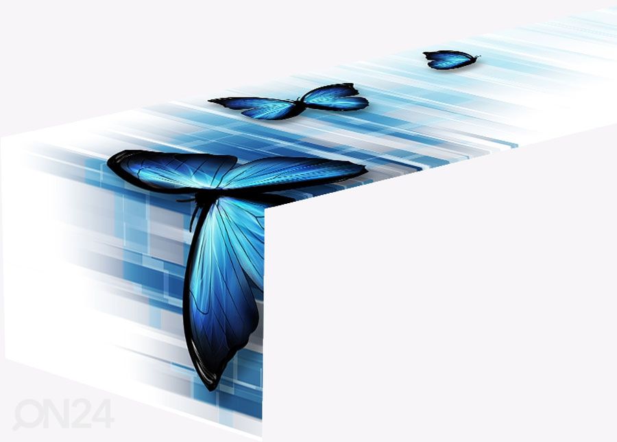 Скатерть Blue Butterflies 1 30x100 cm увеличить