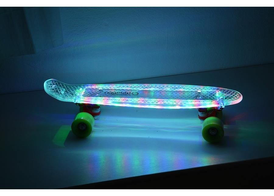 Скейтборд пенниборд со светодиодами BUFFY I-FLASH Tempish увеличить