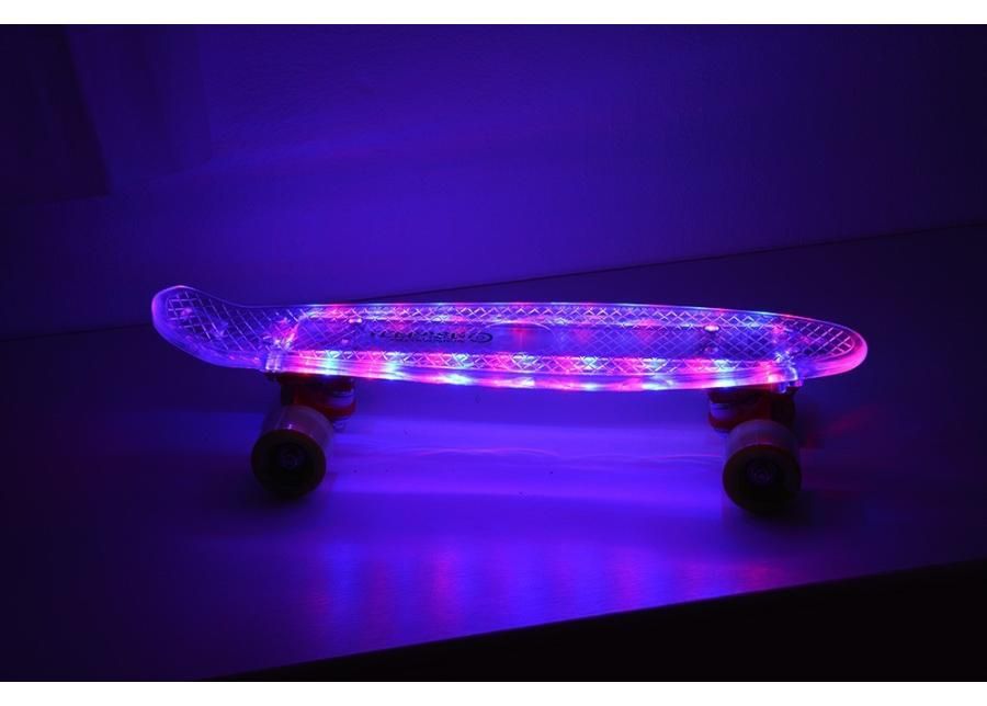 Скейтборд пенниборд со светодиодами BUFFY I-FLASH Tempish увеличить