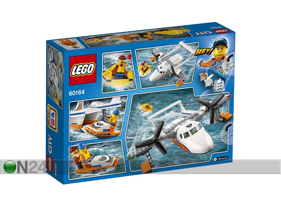Спасательный самолет береговой охраны LEGO City увеличить