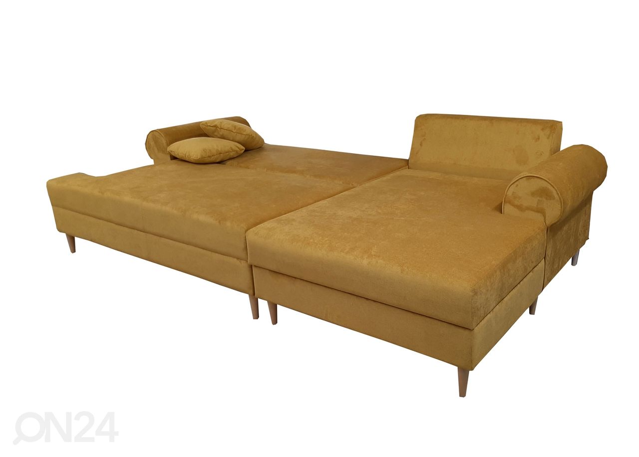 Угловой диван-кровать с двумя ящиками Ronja увеличить