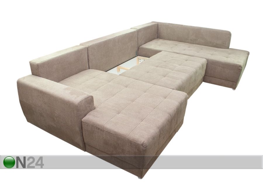 Угловой диван-кровать с ящиком Enna U увеличить