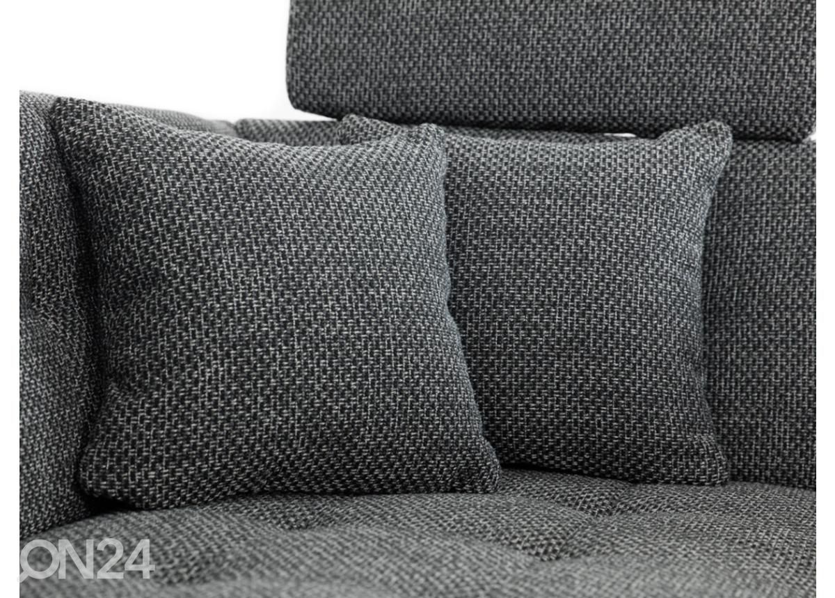 Угловой диван-кровать + 2 пуфа увеличить