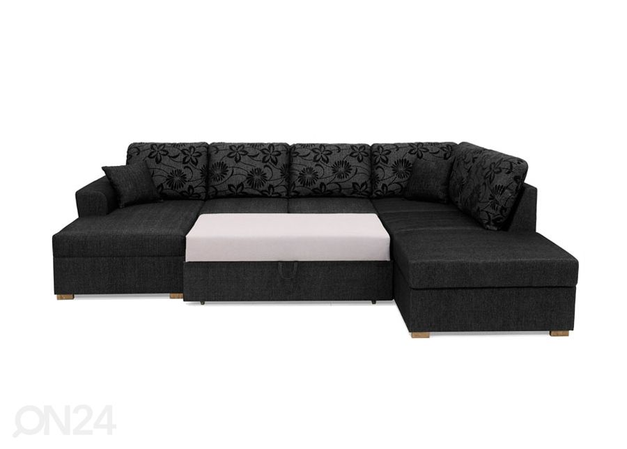 Угловой диван-кровать Silver XL Jumbo с ящиком увеличить