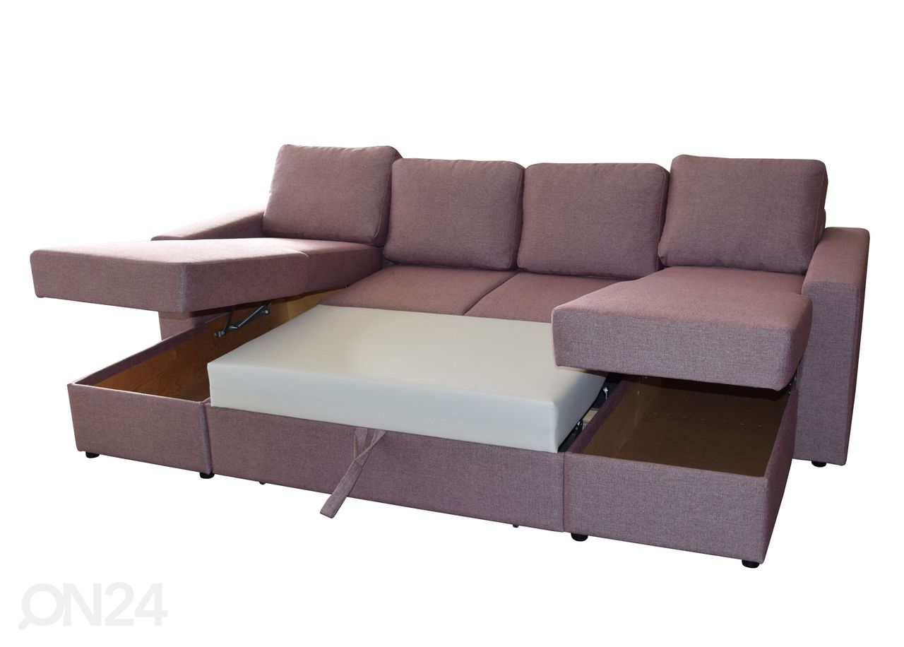 Угловой диван-кровать Susanna с двумя ящиками увеличить