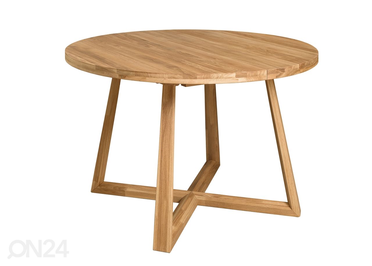 Удлиняющийся обеденный стол из дуба Merbi 110/150x110 cm увеличить