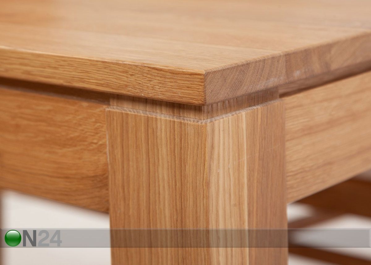 Удлиняющийся обеденный стол из массива дуба Paris 140-180x80 cm увеличить
