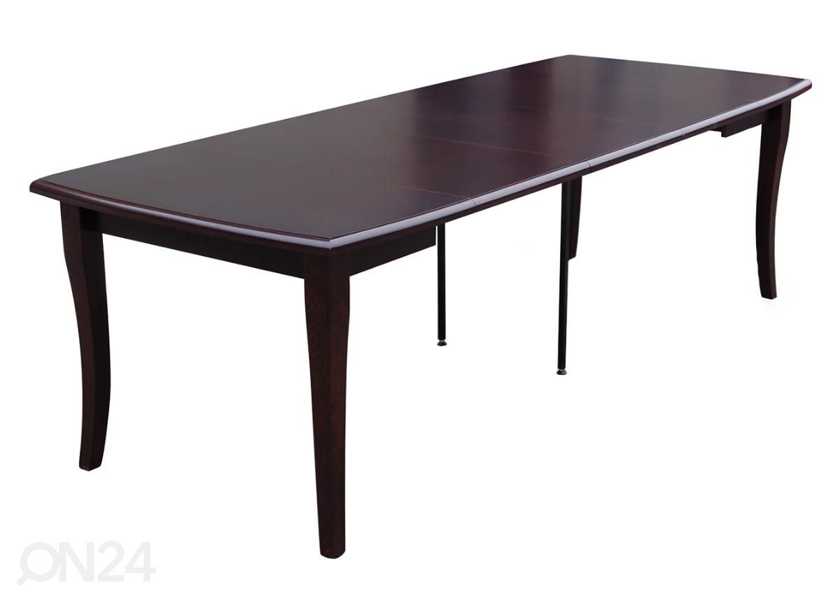 Удлиняющийся обеденный стол 100x100-250 cm + 4 стула увеличить