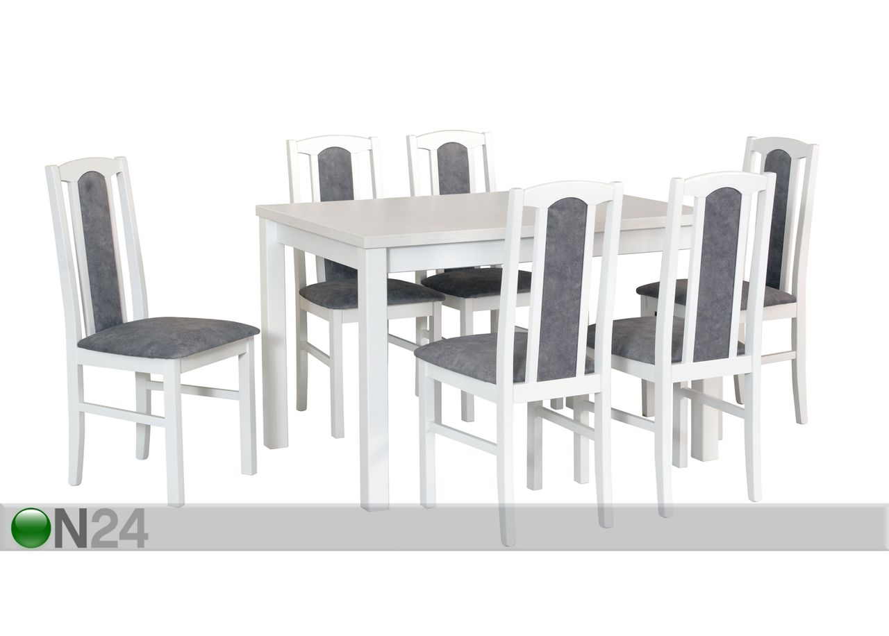 Удлиняющийся обеденный стол 120-150x80 cm увеличить