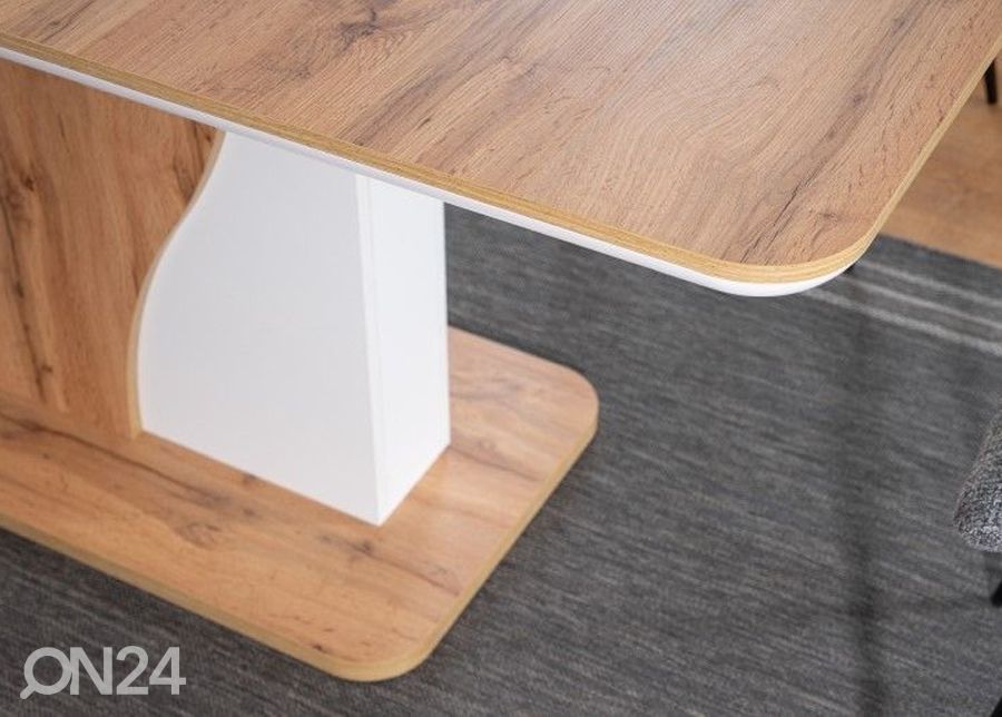 Удлиняющийся обеденный стол 120-160x80 cm увеличить