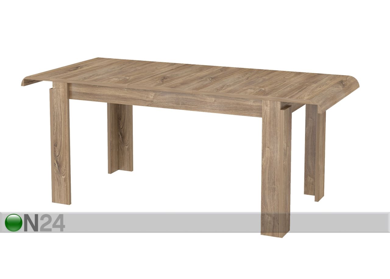 Удлиняющийся обеденный стол 144,5-184,4x80 cm увеличить