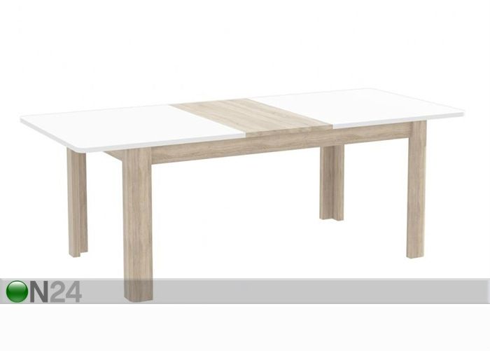 Удлиняющийся обеденный стол 160-207x90cm увеличить