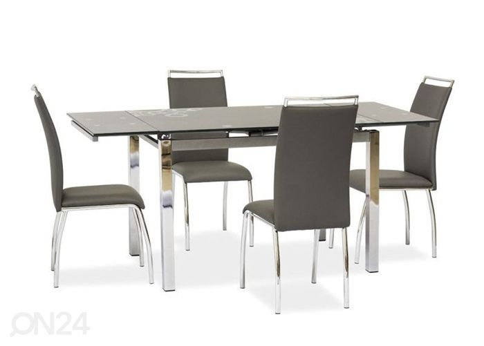 Удлиняющийся обеденный стол 74x110-170 cm увеличить