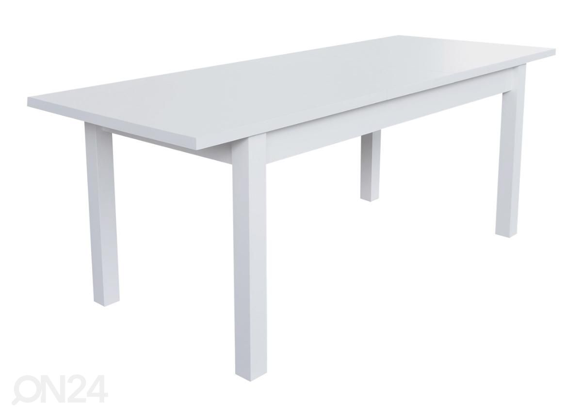 Удлиняющийся обеденный стол 80x160-200 см + 6 стульев увеличить