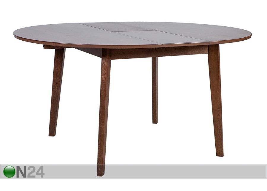 Удлиняющийся обеденный стол Adele Ø 120-150 см увеличить