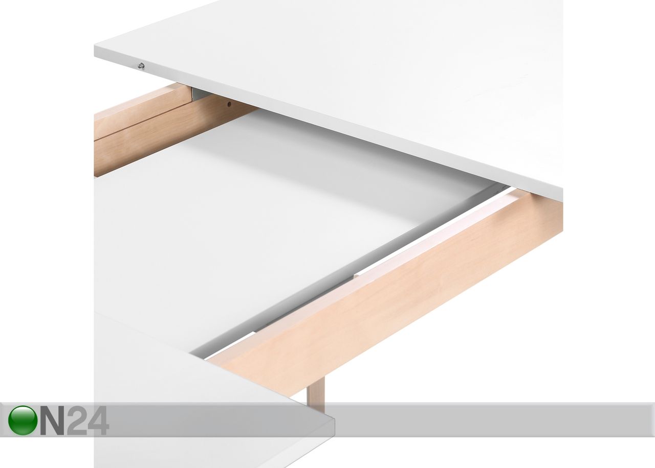 Удлиняющийся обеденный стол Naiss 160x90 cm увеличить
