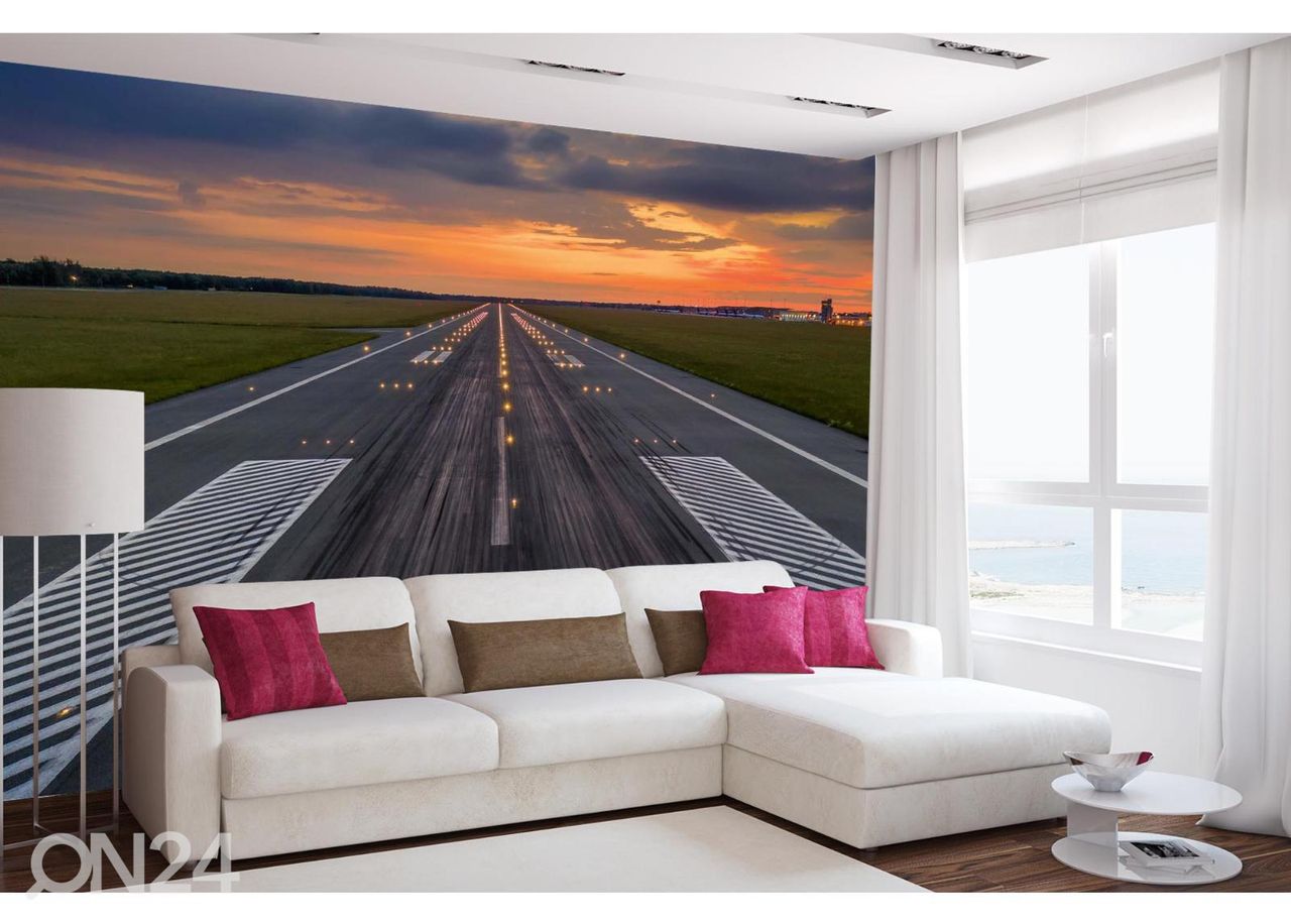 Флизелиновые фотообои Airport Runway увеличить