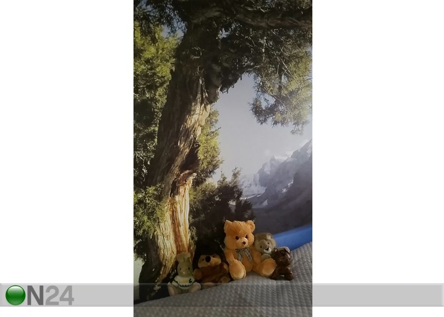 Флизелиновые фотообои Mountain lake 360x270 см увеличить