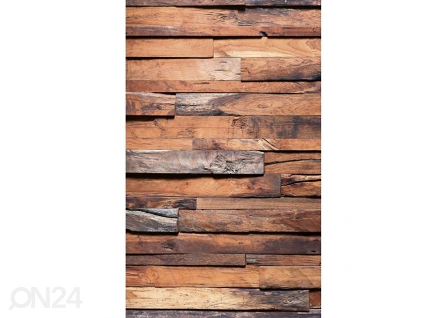 Флисовые обои "Wooden wall" 150x250 см увеличить
