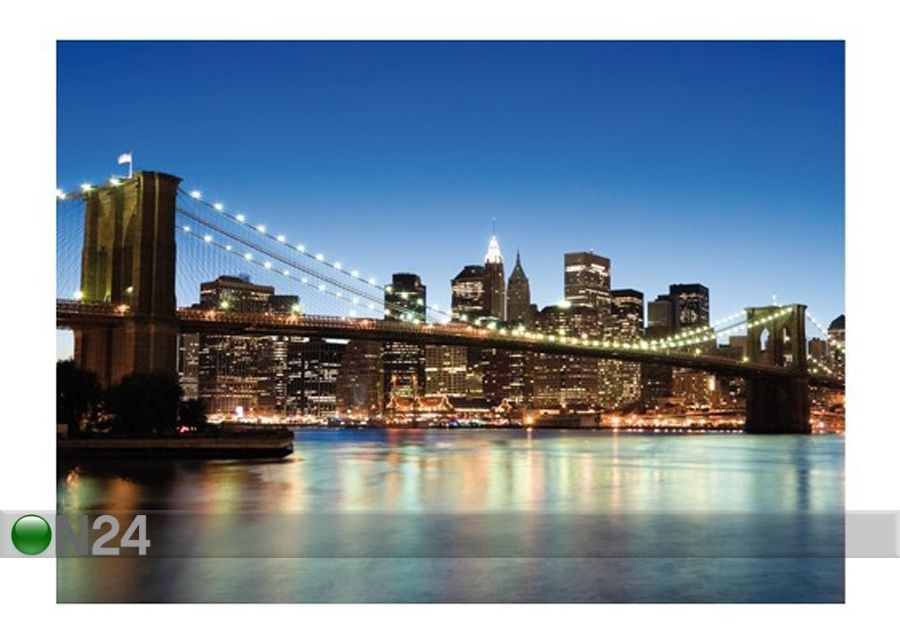Фотообои Manhattan Brooklyn Bridge 280x200 cm увеличить