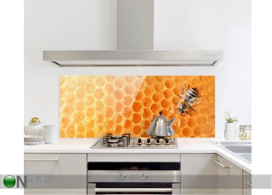 Фотостекло для кухонного фартука Honey Bee 40x60 cm увеличить