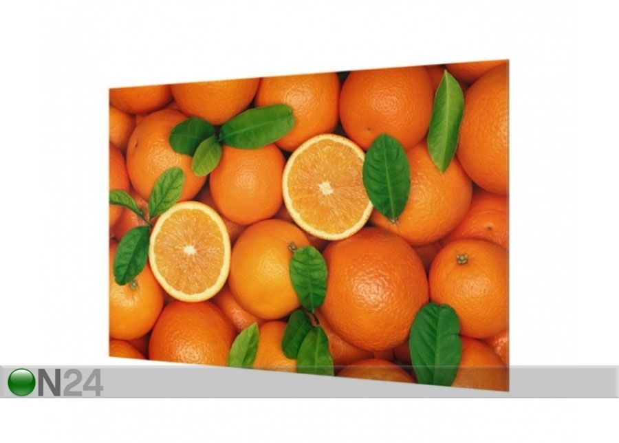 Фотостекло для кухонного фартука Juicy Oranges 40x100 cm увеличить