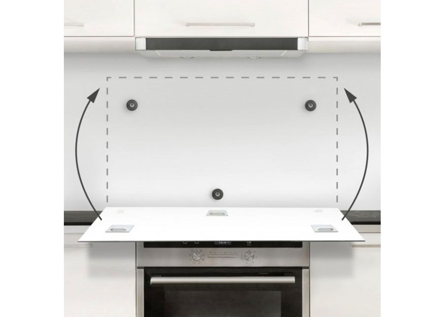 Фотостекло для кухонного фартука Kiwi Heart 40x60 cm увеличить