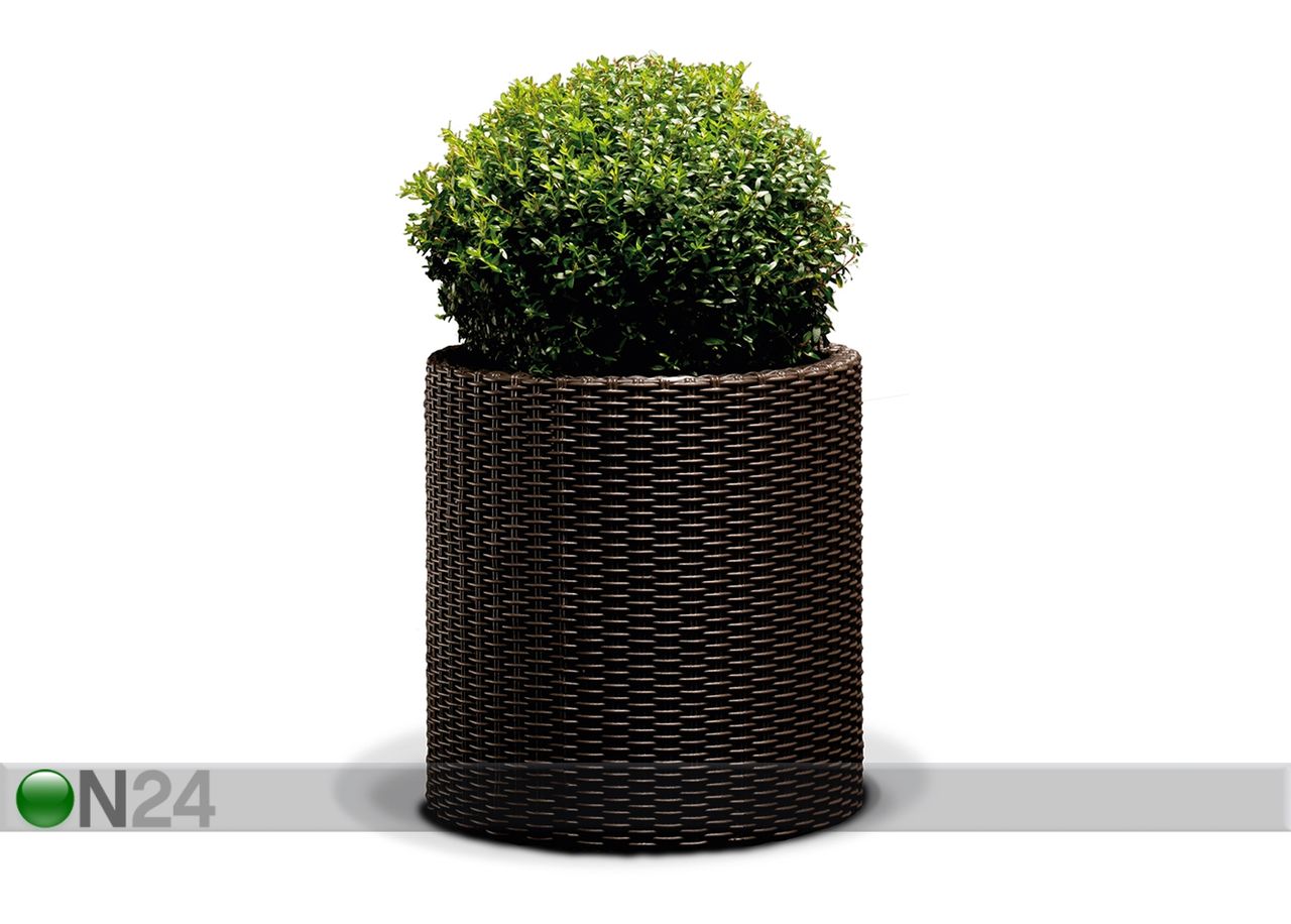 Цветочный горшок Keter Cylinder Planter Large, коричневый Ø44 x h43 cm увеличить