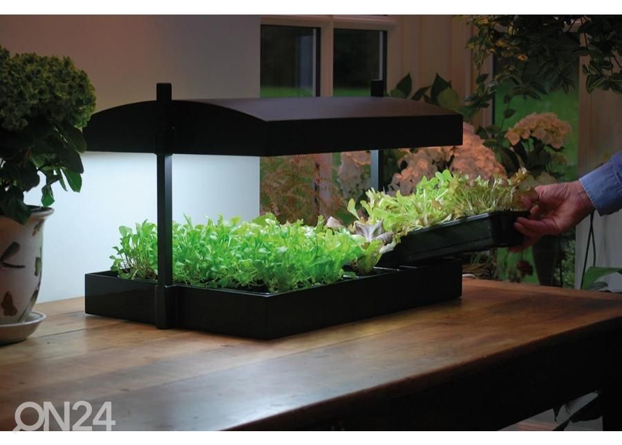 Ящик для предварительного выращивания с подсветкой Micro Grow Light Garden 11 Вт, черный увеличить